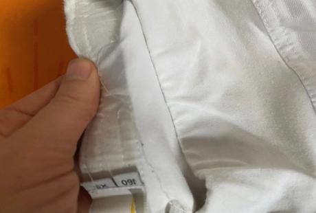 Biele zdravotnícke eldan nohavice, xs