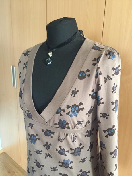 Teplakova mikina s výstrihom, 40