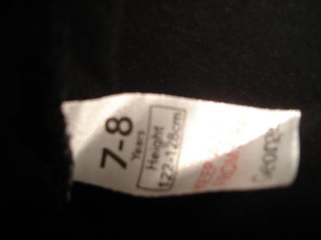 Čierne tričko  7-8 rokov, george,122