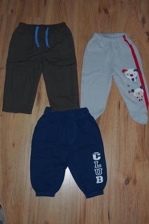 Zateplené nohavice -cena spolu, kik,80