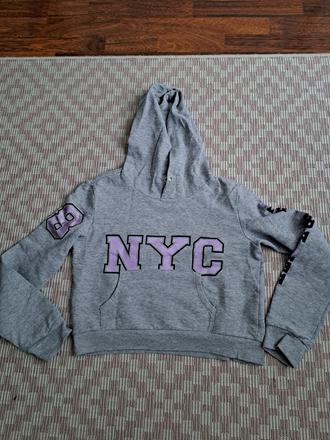 Crop top mikina velk.s 7e, h&m,s