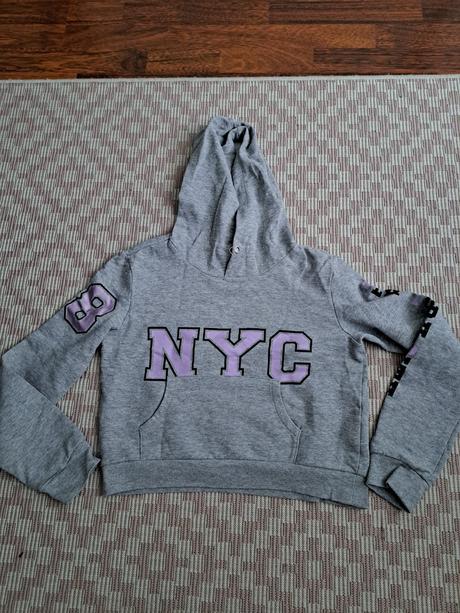 Crop top mikina velk.s 7e, h&m,s