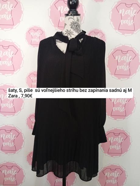Šaty zara s/m, zara,s