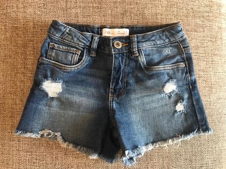 Riflové šortky, zara,122