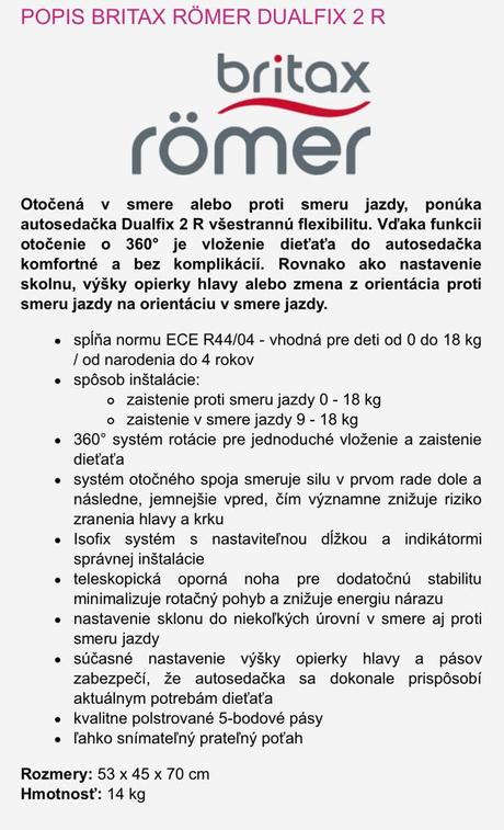 Autosedačka s isofixom britax römer, 0-18 kg, britax