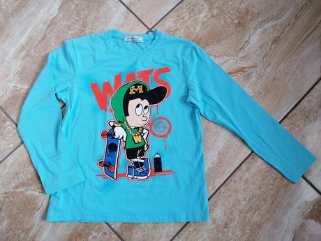 2x tričko, dlhy rukáv, 134