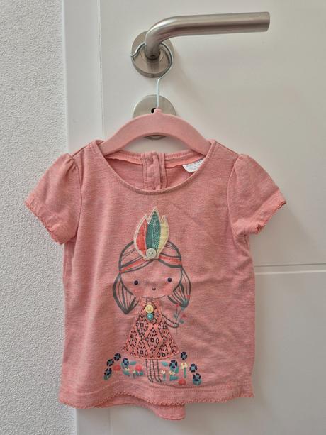 Tričko s krátkym rukávom f&f (veľ. 80), f&f,80