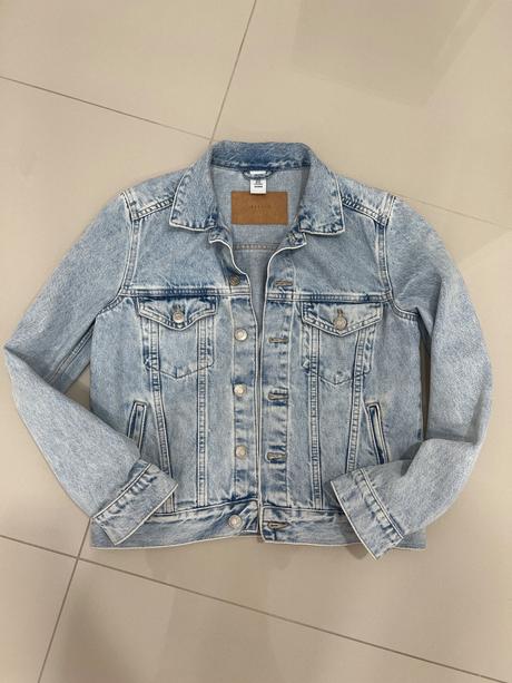 Rifľová bunda, h&m,xs