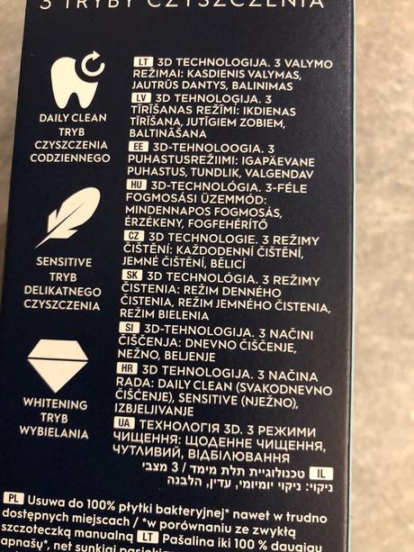 Elektrická zubná kafka oral b, 