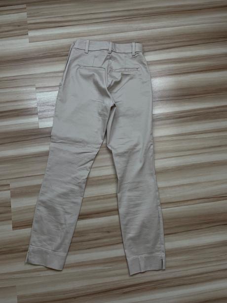 Krémové nohavice, h&m,34