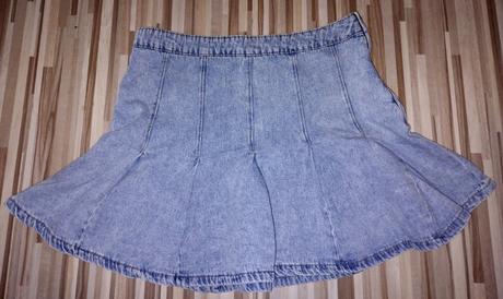 Rifľová sukňa raz oblečená, new yorker,xl