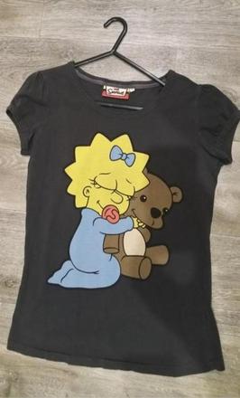 The simpsons  dámska  tričko, disney,m