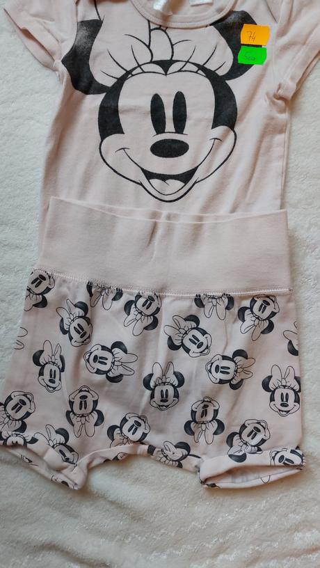 Krátka súprava minnie, h&m,74