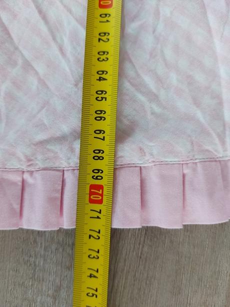 Rúžové kárované šaty h&m, h&m,116