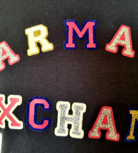 Armani tričko s farebným nápisom l/xl, armani,xl