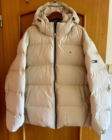 Pánska pérová bunda zn.tommy jeans č.xl, tommy hilfiger,xl