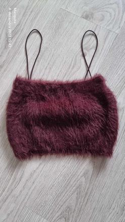 Top zara chlpaty teply, zara,m