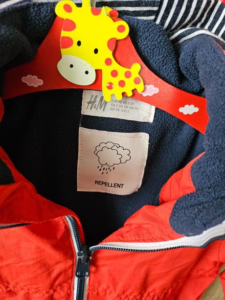 Jesenna bundicka do dazda, h&m,98