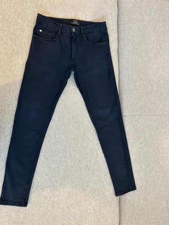 Riflové nohavice, bershka,170