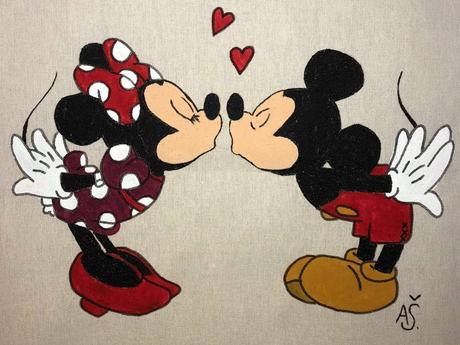 Plátené, ručne maľované tašky, 