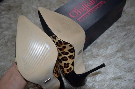 Nenosené kožené lodičky značky buffalo, 38