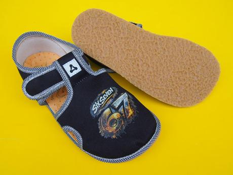 Detské barefoot papučky antal six-seven, 28 - 35