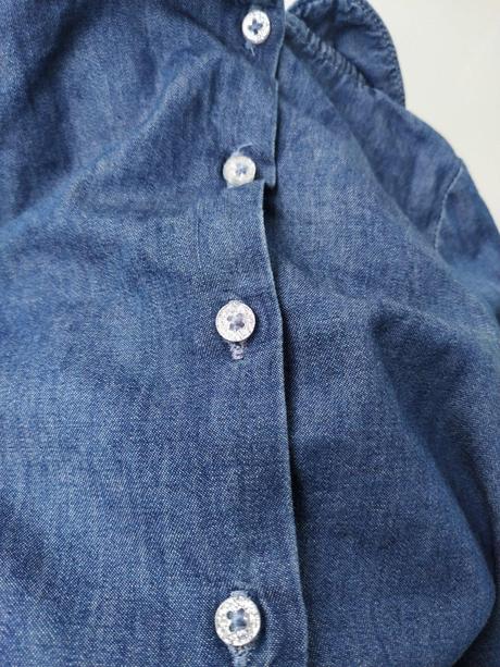 Milá tunika z mäkkej rifľoviny, v. 74, baby,74