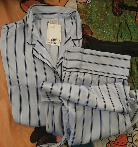 Hm saténové pyzamo, h&m,xl