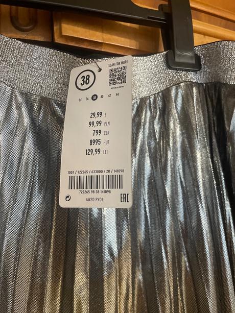 Plisovaná sukňa, orsay,38