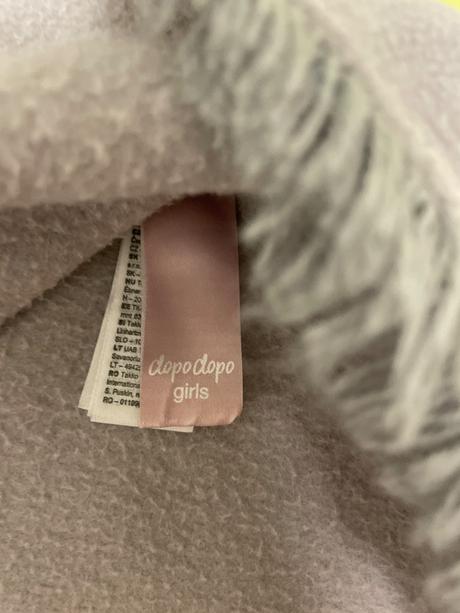 Ponco, siva so srdieckami, vel. uni, dopodopo