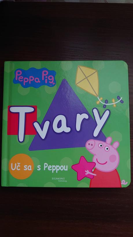 Peppa pig kniha tvary, 