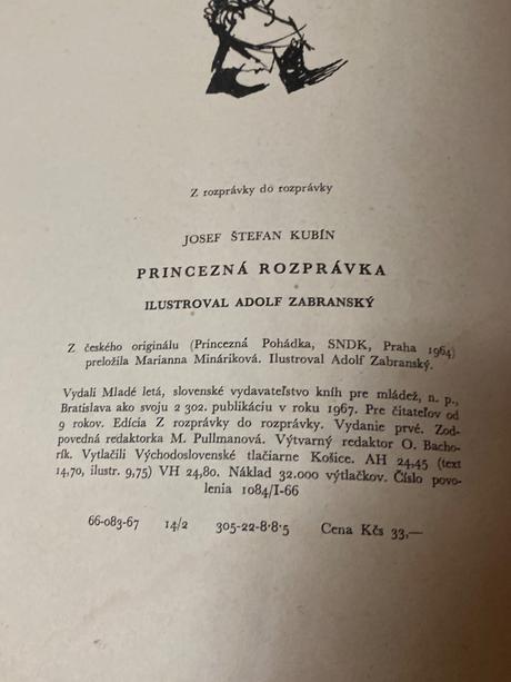 Kniha- princezná rozprávka, 
