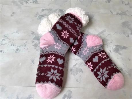 Kožušinové vyššie ponožky 38/39, 38