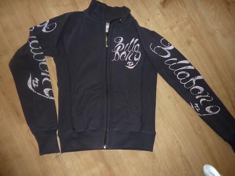 Tmavošeda mikina, billabong,xs