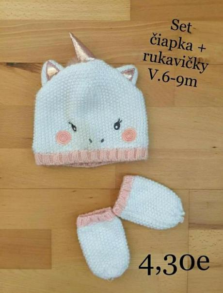 Set čiapka s rukavičkami, 74