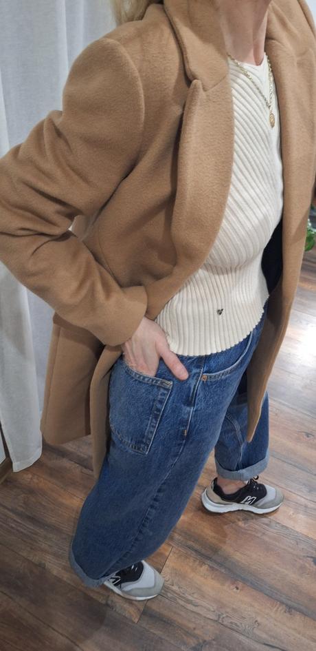 Kabát zara s vlnou 36/38, zara,s