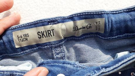 Flitrova minisukna, denim co,116