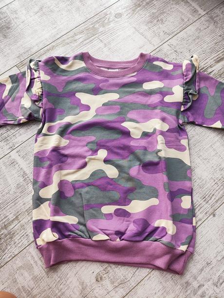 Zateplená súprava mikina zvoncove tepláky, 104