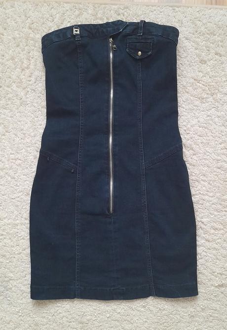 Riflové šaty moschino, moschino,s