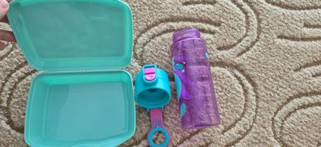 Fľaša s dózou na svačinu,