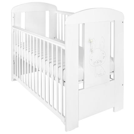 Detská postieľka new baby so sťahovacou bočnicou a, šírka (cm): 65,dĺžka (cm): 120