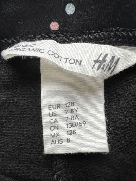 Legíny organická bavlna, h&m,128
