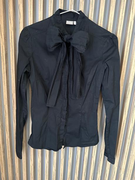 Elegantná košeľa s mašľou, 34