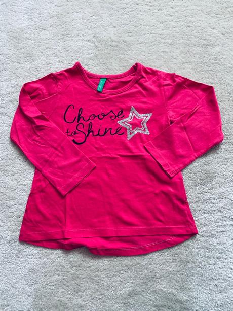 Tricko s dlhym rukavom benetton, benetton,92