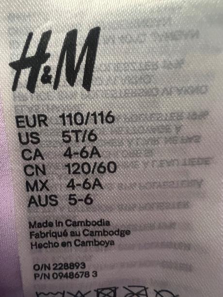 Plavkový set uv 50 frozen / ľadové kráľovstvo, h&m,110