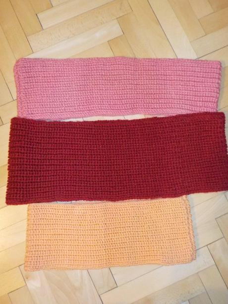 Štrikované nákrčníky ,