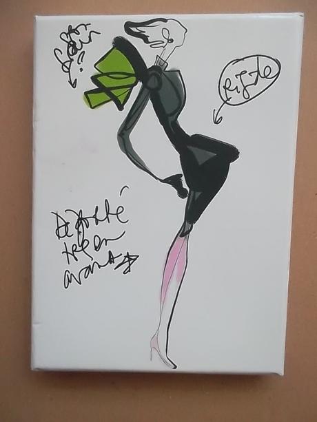 Christian lacroix ilustrované pohľadnice 2009,