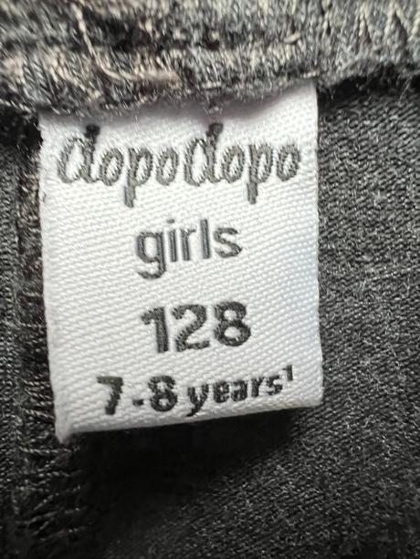 Tmavošedé bavlnené legíny, dopodopo,128