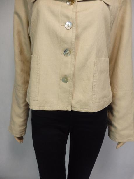 Kvalitný ľanový blejzer, 40