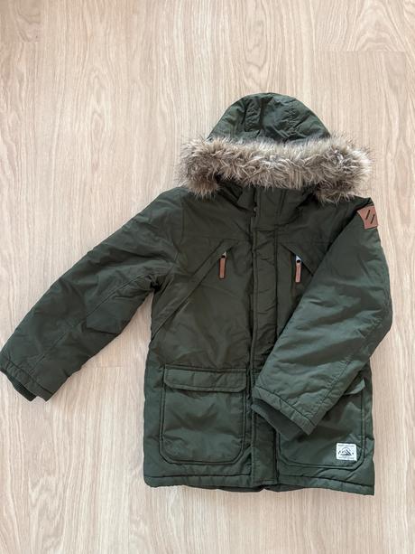 Zimná chlapčenská bunda h&m, h&m,128